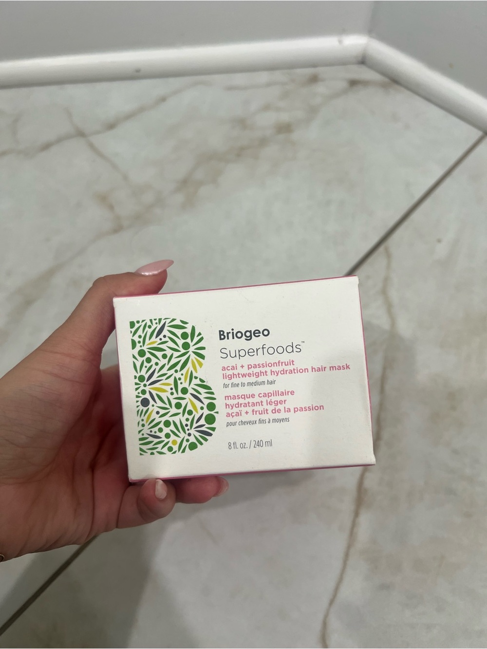NEW Briogeo Superfoods Acai + Passionfruit Lightweight Hydration Hair Mask